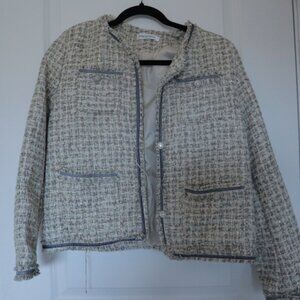 Textured Tweed Jacket